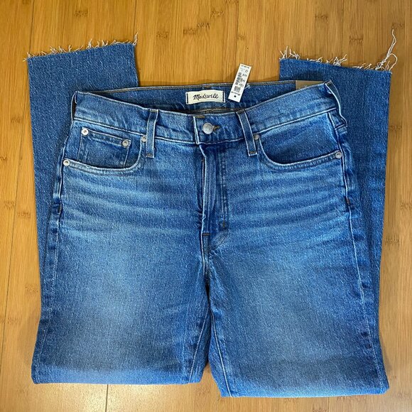 Madewell Denim - NWT Madewell The Mid-Rise Perfect Vintage Jean Frayed Hem | waist 28